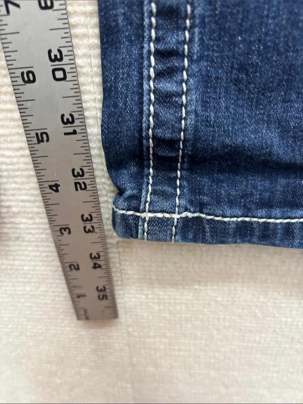 Miss Me | 27 boot Women's Classic Bootcut Jeans - Dark Blue Denim - Picture 3 of 11